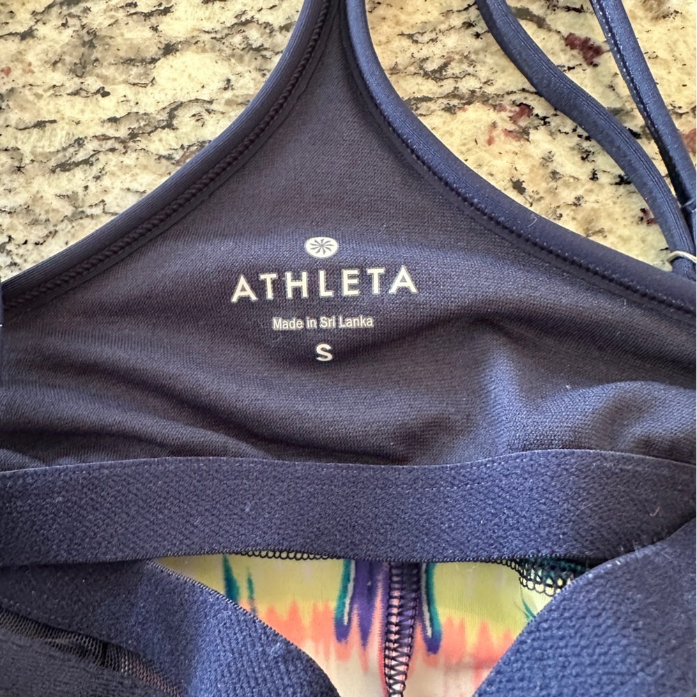 Athleta Ikat Shorebreak Swim Dress, Multi-Color Size S K22 - Picture 5 of 11